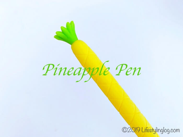 台湾で購入したパイナップルペン