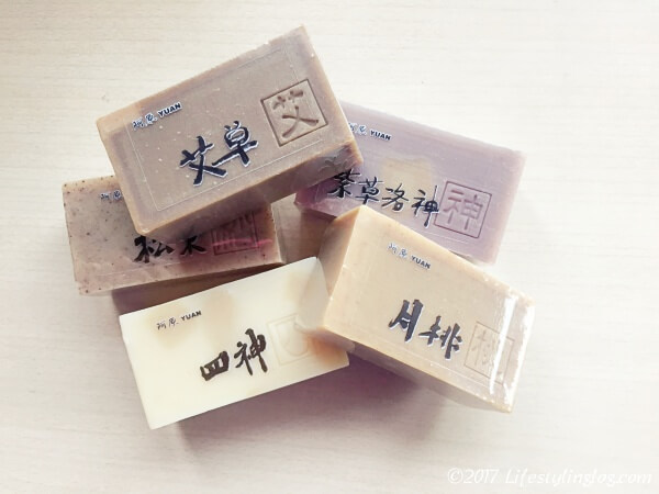 台湾の阿原石鹸（ユアンソープ）の商品