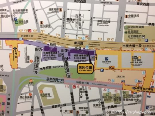 台北駅構内図
