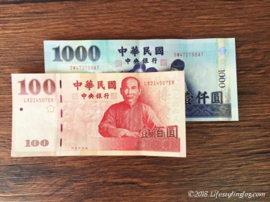 台湾の紙幣