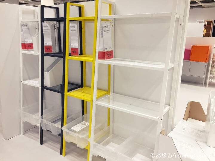 IKEAホワイトカラーのIKEAのLERBERGレールベリホワイトカラーのIKEAのLEIKEAのLERBERGレールベリのサイズ（寸法比較）