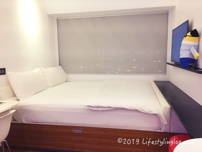 シチズンM台北ノースゲートホテルのベッド