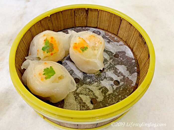 錦選香港特極點心（Restaurant Jin Xuan Hong Kong）の海老とホタテの点心