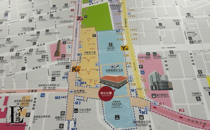 台北駅構内マップ2
