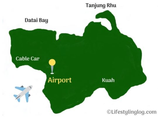 ランカウイ島のイメージマップ