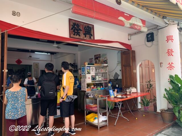 マラッカにある興發茶餐室（Heng Huat Coffee Shop）