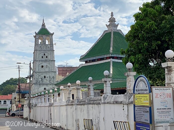 マラッカにあるMasjid Kampung Kling(カンポンクリンモスク)