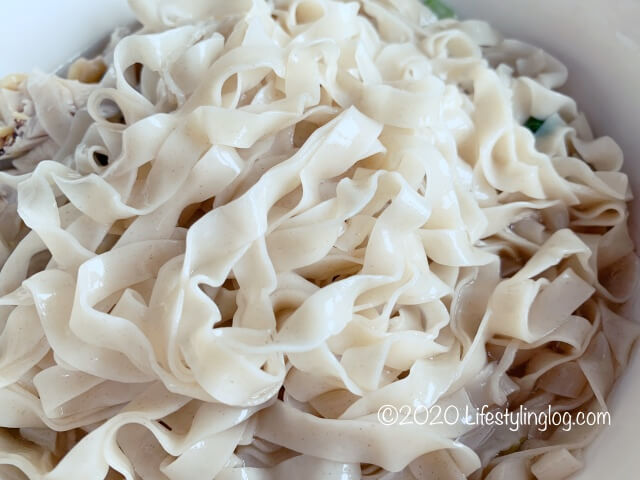 Loong Sifu Noodle Houseのフラット麺