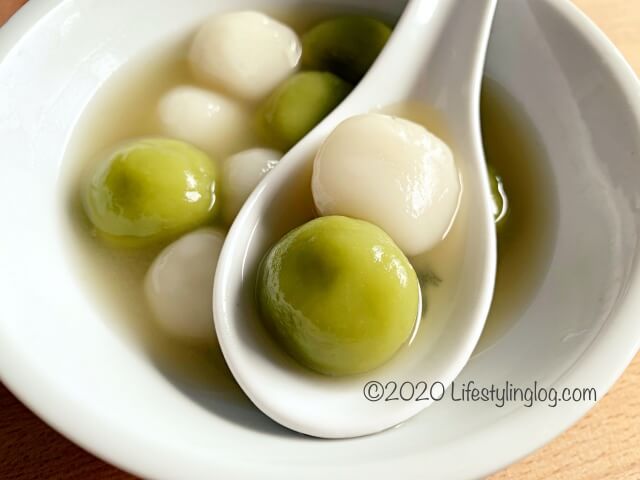 手作りした湯圓(タンユエン)