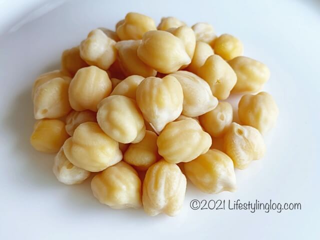 茹でたひよこ豆（White Chickpeas）