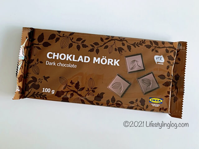 CHOKLAD MÖRK（ショクラード・ムルク）のダークチョコレート