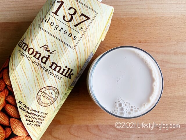 137 degreesのアーモンドミルク