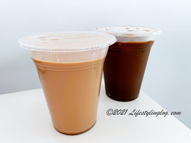 シールドパックになった阿榮哥海南茶(Ah Weng Koh Hainan Tea )のドリンク