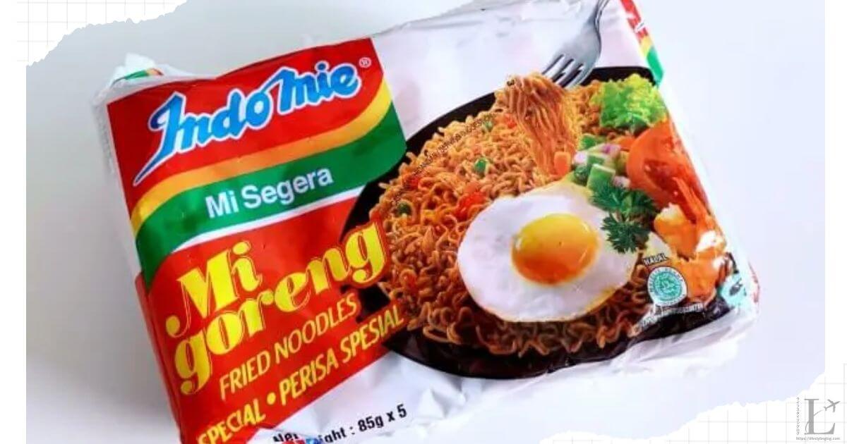 インドネシアの人気インスタント麺のIndomie（インドミー）Mi Goreng（ミーゴレン）