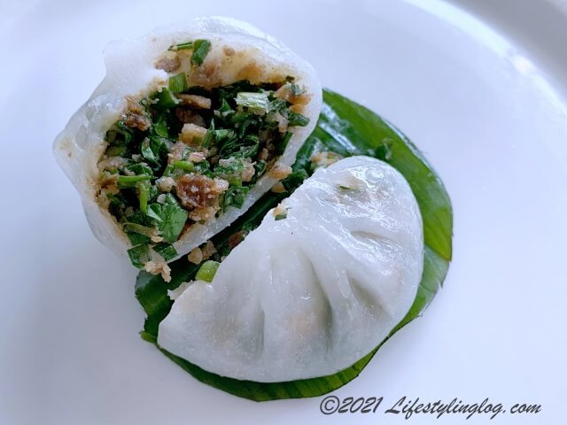 老二のニラ入り菜粿(Ku Chai Kueh)