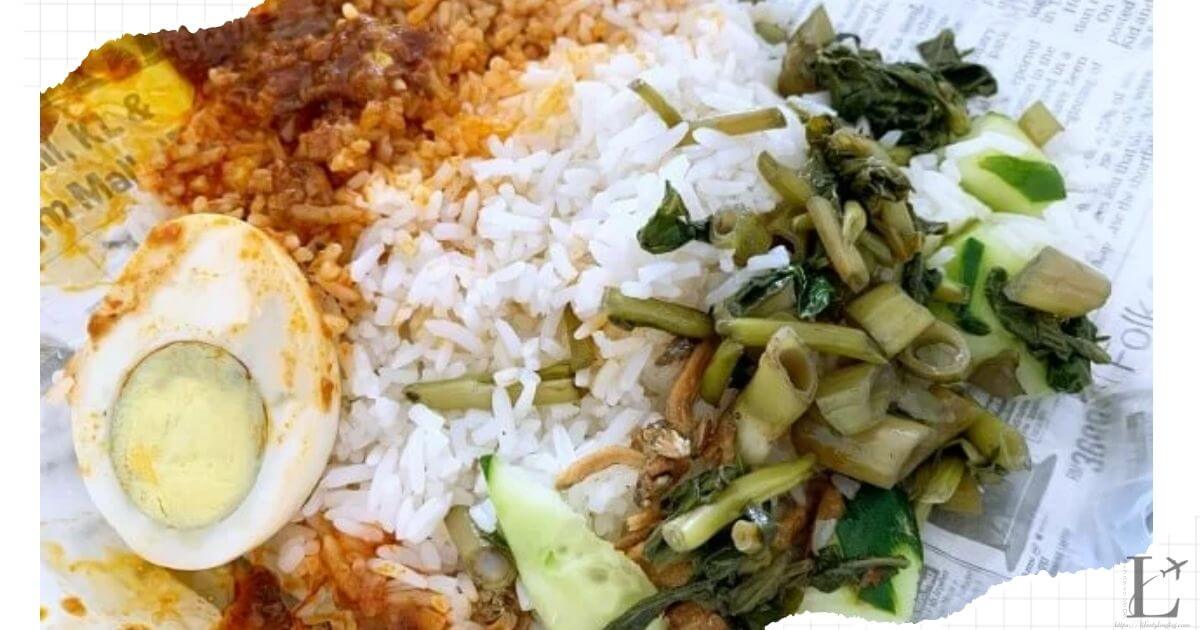 客家炸肉のナシレマ（ナシルマ）を提供するTaste Legendary Nasi Lemak Chow Kit Market 秋傑路巴剎 炸肉椰漿飯