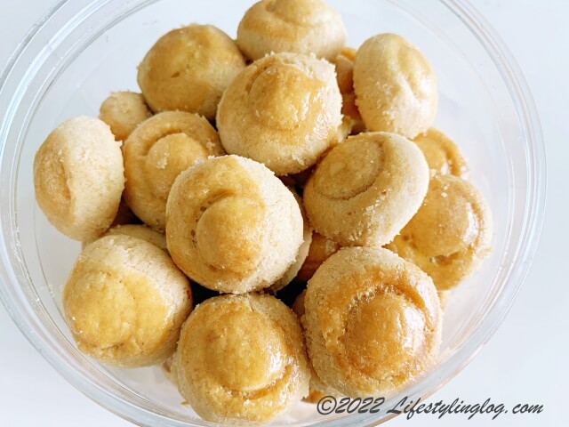 マレーシアの春節（中国旧正月）に食べるアーモンドクッキー