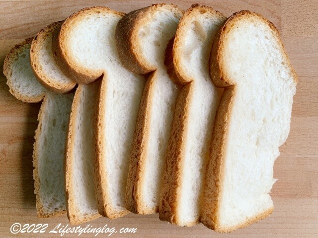 スライスしたBenggali Bread