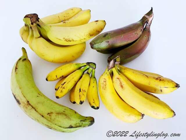 マレーシアのバナナと種類
