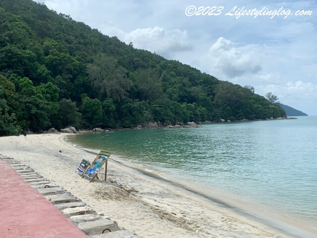ペナン島Teluk Bahangのビーチ