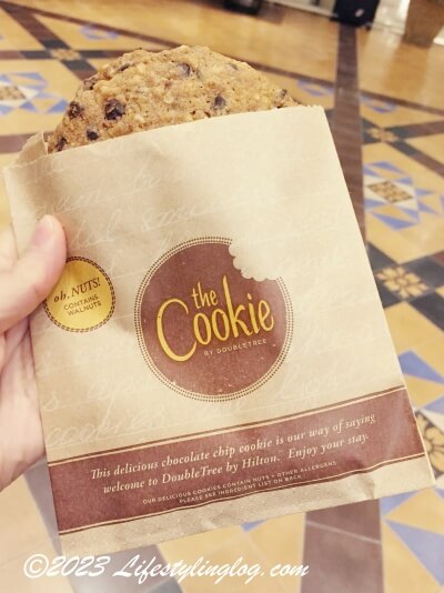 DoubleTree Resort by Hilton Penang（ダブルツリーリゾートバイヒルトンペナン）のチェックイン時にくれるクッキー