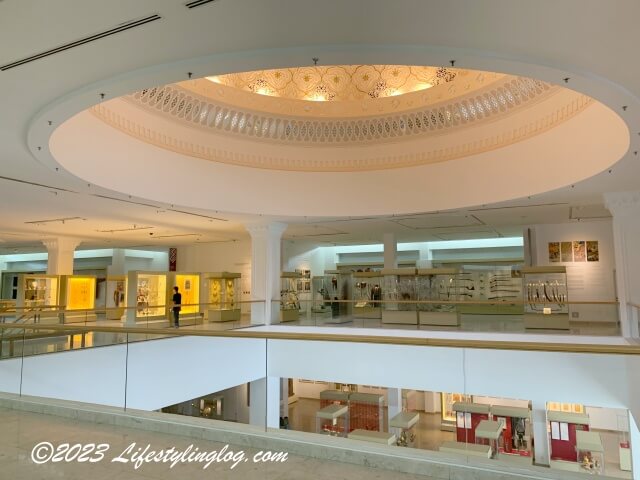 マレーシア・イスラム美術館（Islamic Arts Museum Malaysia）の展示スペース