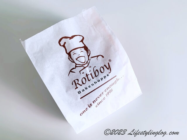マレーシアのRotiboy（ロティボーイ）の袋