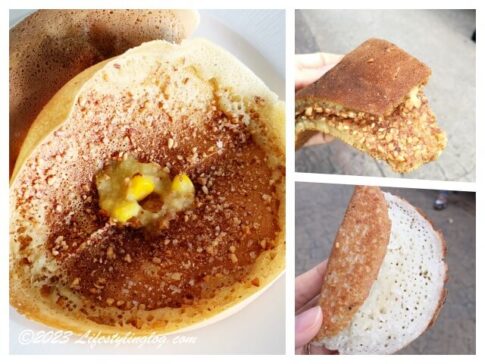 マレーシアのパンケーキのApam Balik