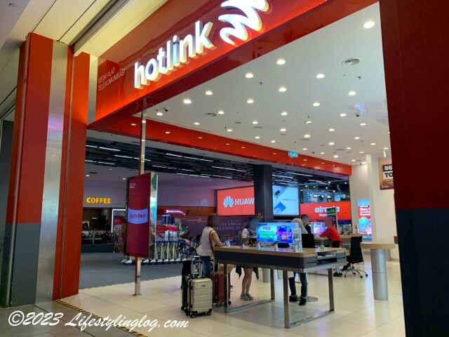 クアラルンプール国際空港ターミナル2（gateway@klia2）にあるhotlinkのお店