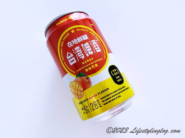 台灣啤酒のマンゴービール