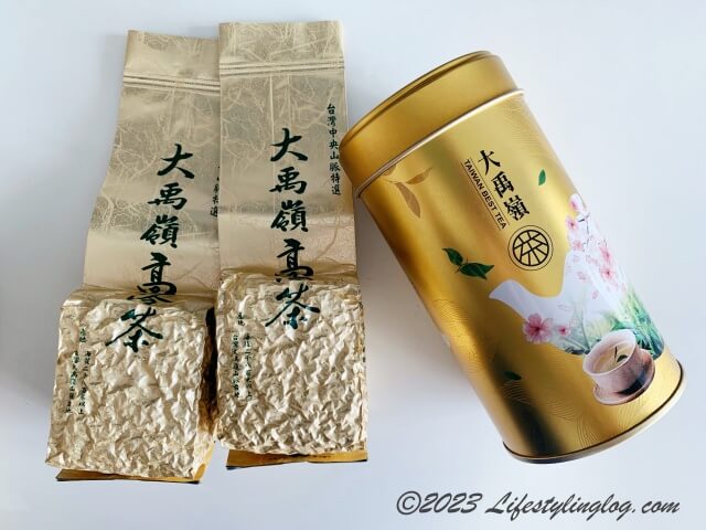 台湾で購入した大禹嶺（ダーユーリン）の茶葉