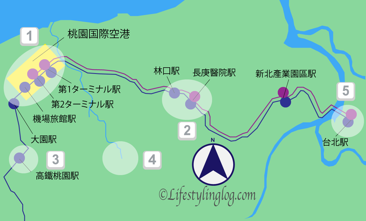 桃園国際空港周辺の宿泊スポット