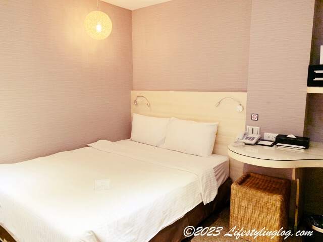 台北のBayman Hotel（ベイマンホテル）のベッド