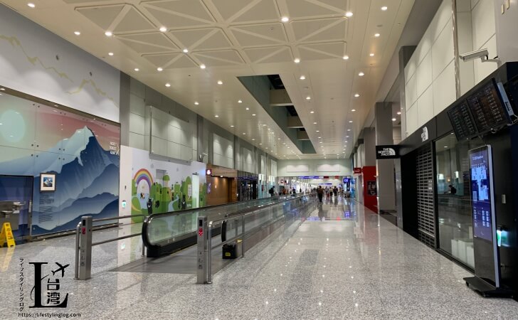桃園国際空港ターミナル2の制限区域