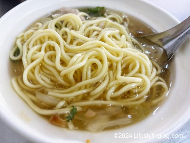 阿進切仔麺の麵焿に使われている麺