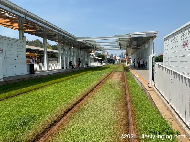 ライトレールの哈瑪星駅