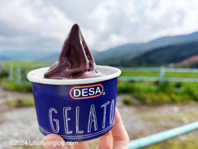 Desa Dairy Farm（デサデイリーファーム）のチョコレート味のジェラート