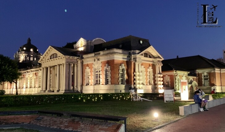 夜の旧台南地方法院(司法博物館)