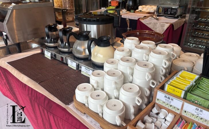グリーンワールドホテル南港の朝食の飲み物