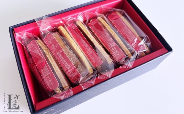 5個入りの滋養製菓のパイナップルケーキ