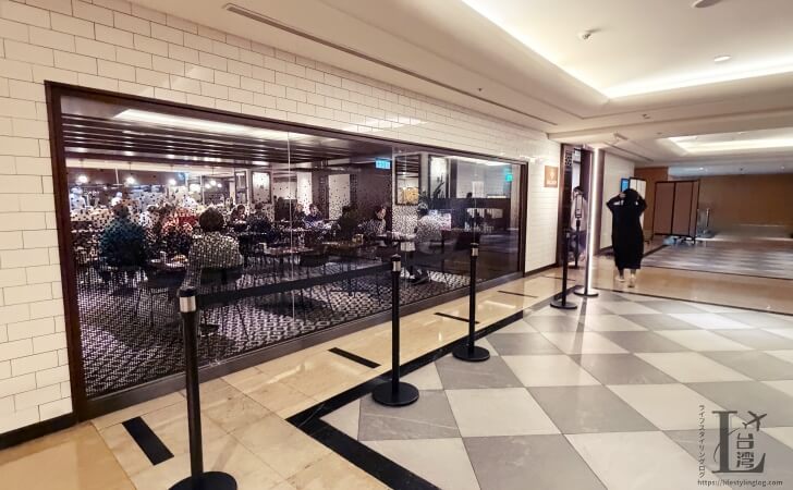 地下1階にあるホテルメトロポリタンプレミア台北の朝食会場