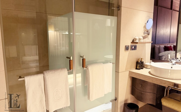 パレデシンホテル台北(君品酒店)のバスルーム