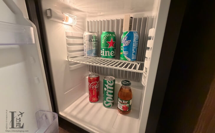 パレデシンホテル台北(君品酒店) のミニバー