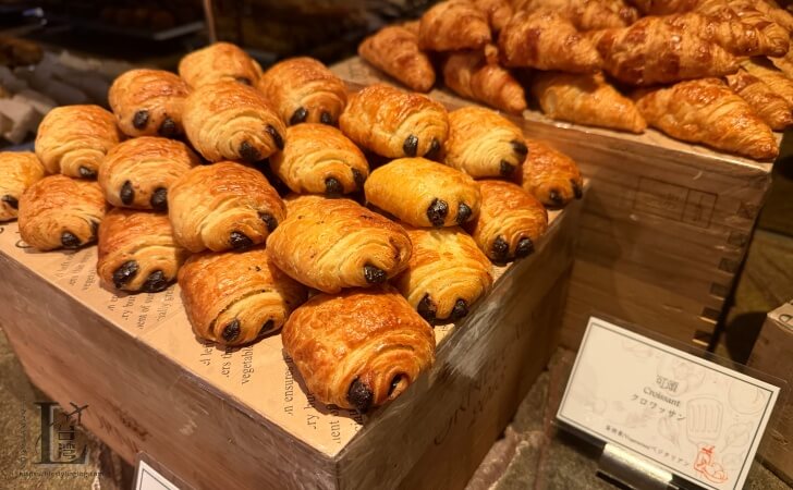 パレデシンホテル台北(君品酒店)の朝食で提供されるクロワッサン