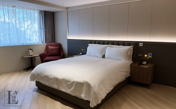 塔木徳酒店CLASSIC（台中台湾大道館 ）のベッド